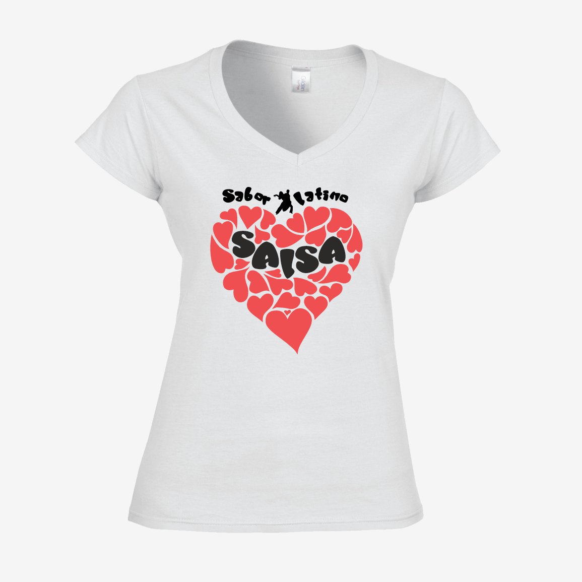 T-Shirt Puzzle di Cuori (Donna)